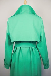 WTC-0211 Spring Green Elegant Style Trench Coat ( Scarf is not included. )