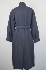 WTC-101811 Black Chic Tyle Trench Coat ( Scarf is not included )