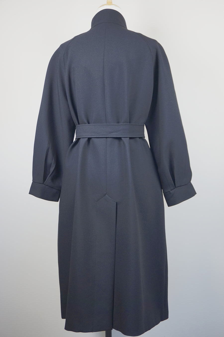 WTC-101811 Black Chic Tyle Trench Coat ( Scarf is not included )