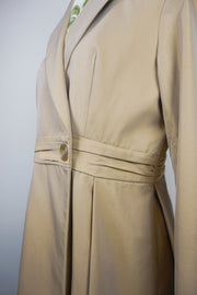 WTC-28003 Camel Chic Style Chameleon Trench Coat ( Scarf is not included )