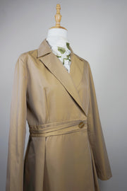 WTC-28003 Camel Chic Style Chameleon Trench Coat ( Scarf is not included )