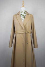 WTC-28003 Camel Chic Style Chameleon Trench Coat ( Scarf is not included )