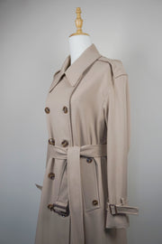 WTC-82016 Beige Luxury Style Trench Coat
