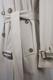 WTC-82016 Beige Luxury Style Trench Coat