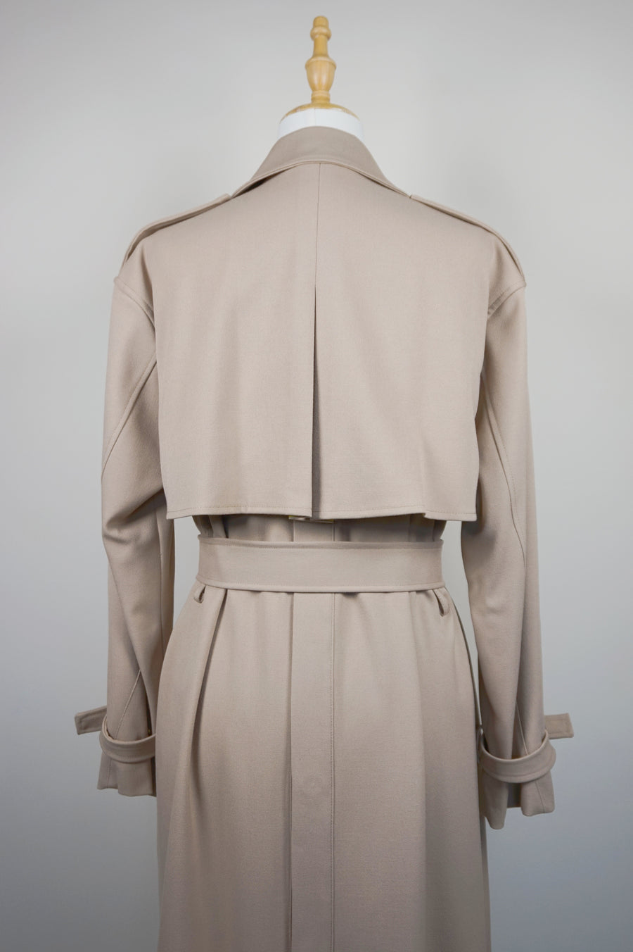 WTC-82016 Beige Luxury Style Trench Coat