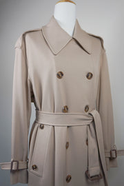 WTC-82016 Beige Luxury Style Trench Coat