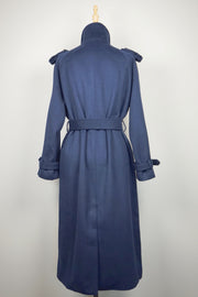 WTC-1601 Royal Blue Classic Style Trench Coat