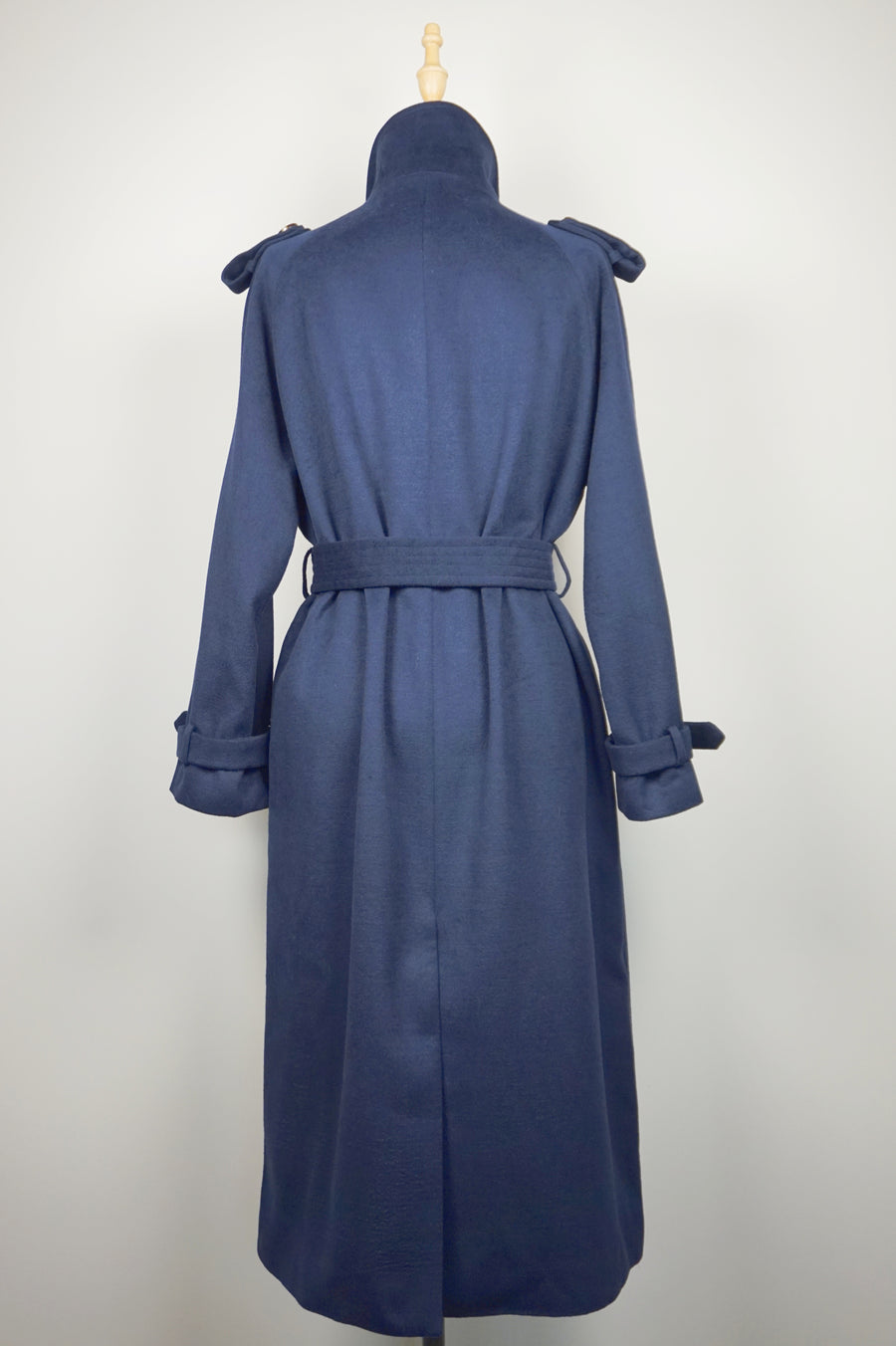 WTC-1601 Royal Blue Classic Style Trench Coat
