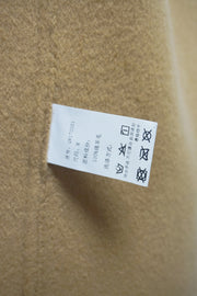 WWC-QW170 Camel Luxury Style Drawstring Wool Coat