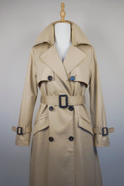 WTC-3105C Beige Luxury Style Waterproof Trench Coat ( Queen's Favorite )
