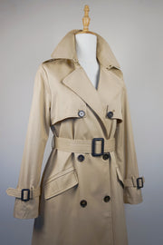 WTC-3105C Beige Luxury Style Waterproof Trench Coat ( Queen's Favorite )
