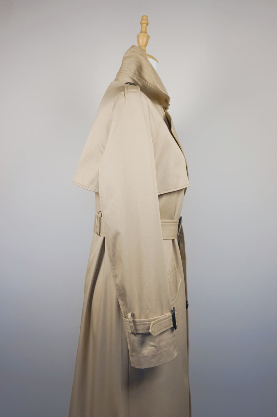 WTC-3105C Beige Luxury Style Waterproof Trench Coat ( Queen's Favorite )