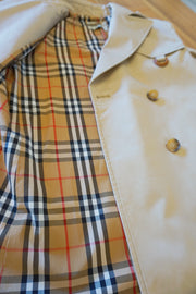 WTC-3585 Beige Luxury Style Loop Trench Coat ( Waterproof )
