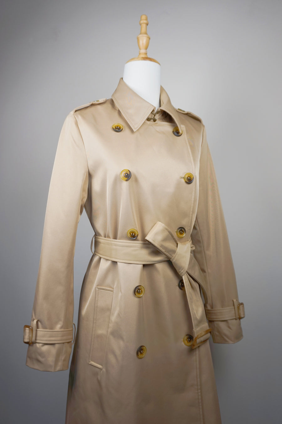 WTC-1754C Camel Classic Style Waterproof Trench Coat