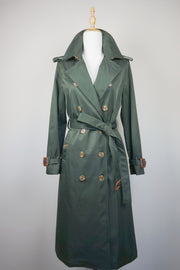 WTC-94864 Army Green Classic Style Trench Coat ( Size 4 )