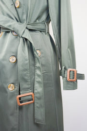 WTC-9486 Army Green Classic Style Trench Coat