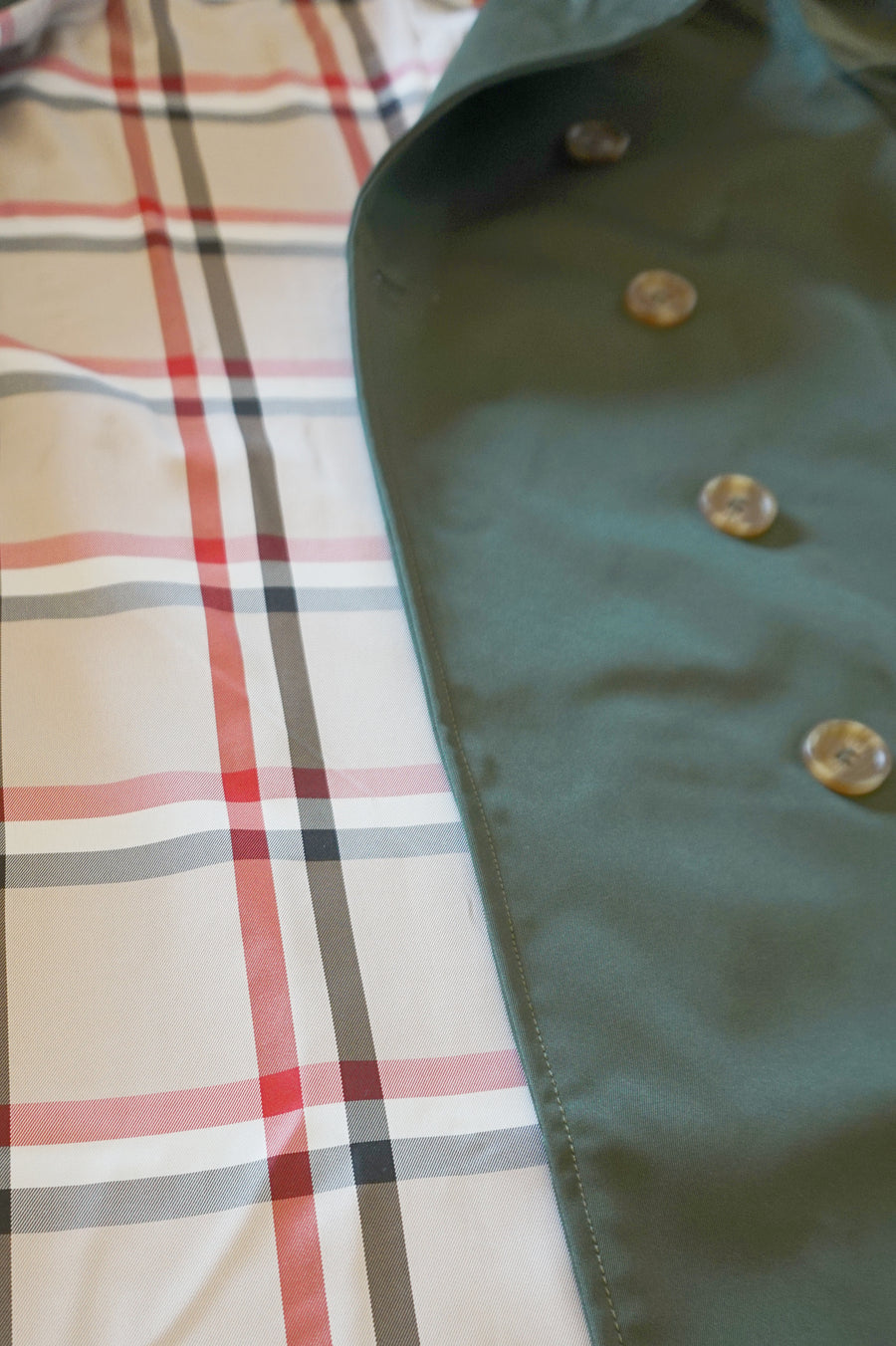 WTC-9486 Army Green Classic Style Trench Coat