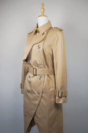 WTC-3199 Camel Swallowtail Design Trench Coat