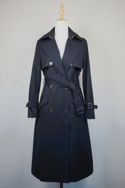 WTC-3105B Black Luxury Style Waterproof Trench Coat ( Queen's Favorite )