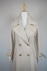 WTC-F1110 Beige Elegant Style Trench Coat