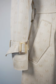 WTC-F1110 Beige Elegant Style Trench Coat
