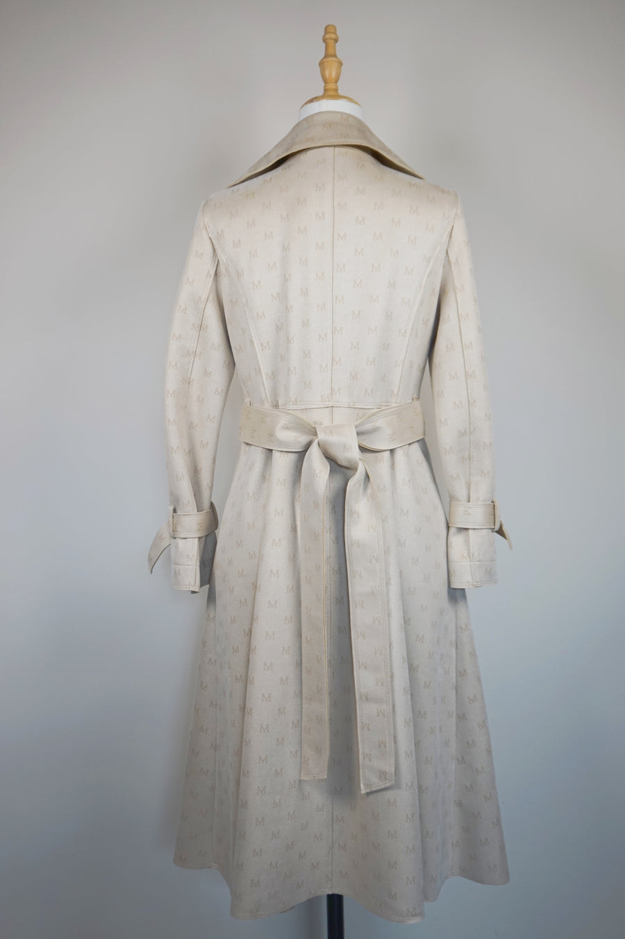 WTC-F1110 Beige Elegant Style Trench Coat
