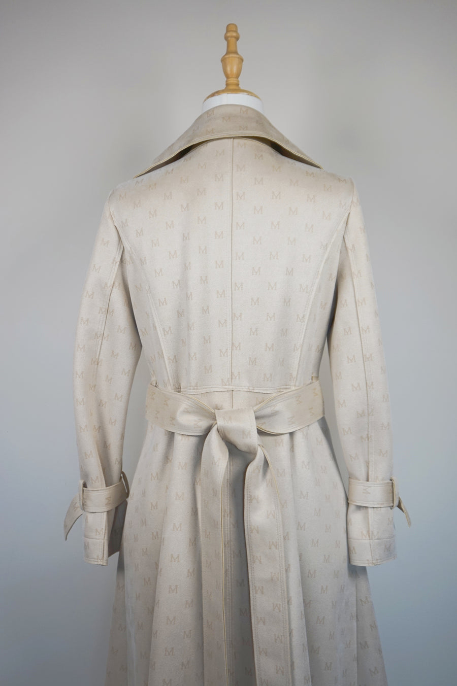 WTC-F1110 Beige Elegant Style Trench Coat