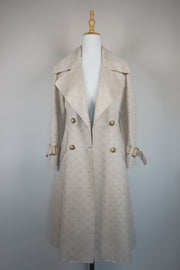 WTC-F1110 Beige Elegant Style Trench Coat