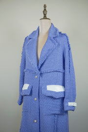WTC-DR3001 Lavender Luxury Style Wool Trench Coat