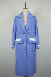 WTC-DR3001 Lavender Luxury Style Wool Trench Coat