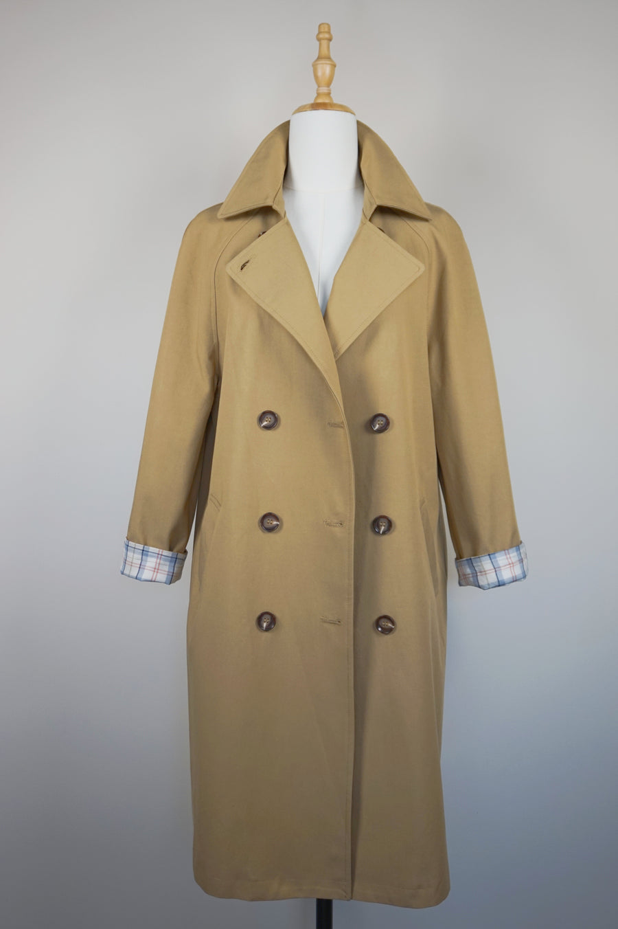 WTC-5545 Khaki Casual Style Trench Coat