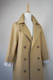 WTC-5545 Khaki Casual Style Trench Coat