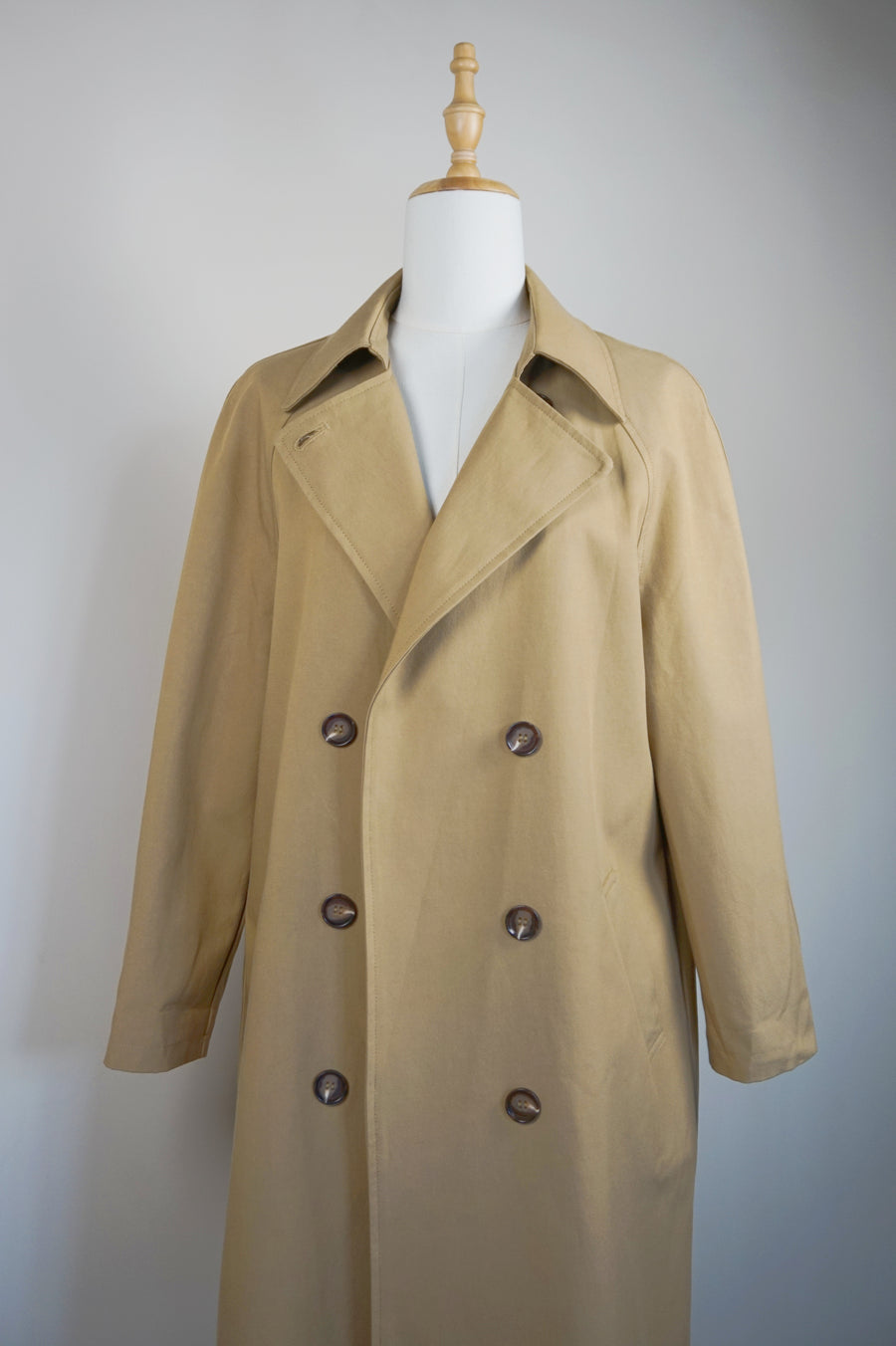 WTC-5545 Khaki Casual Style Trench Coat