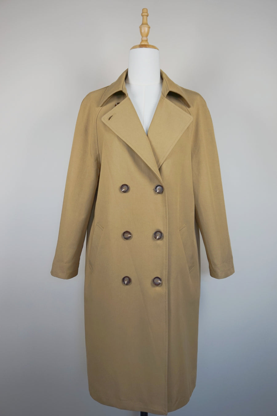 WTC-5545 Khaki Casual Style Trench Coat