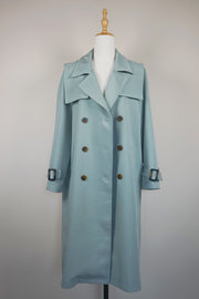 WTC-A32F Pale Green Chic Style Trench Coat