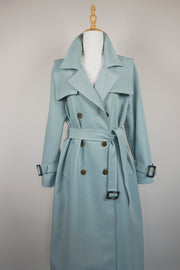 WTC-A32F Pale Green Chic Style Trench Coat