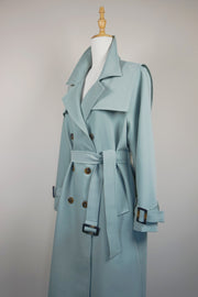 WTC-A32F Pale Green Chic Style Trench Coat
