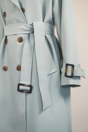 WTC-A32F Pale Green Chic Style Trench Coat