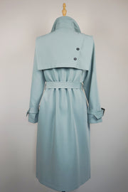 WTC-A32F Pale Green Chic Style Trench Coat