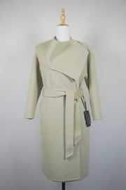 WWC-2625 Light Green Chic Style Wool Coat