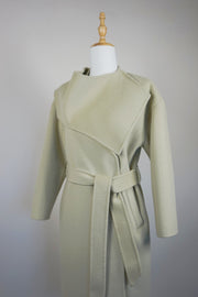 WWC-2625 Light Green Chic Style Wool Coat