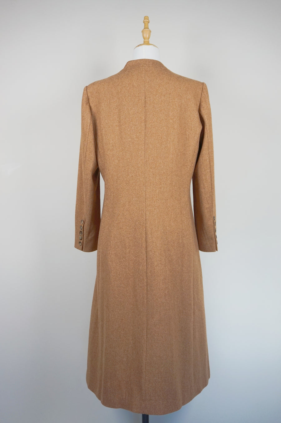 WWC-4F926 Camel Artistic Style Wool Coat