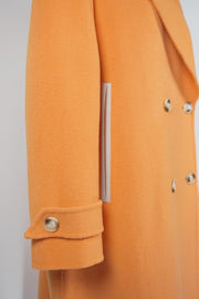 WWC-8216 Orange & Beige Casual Style Wool Coat