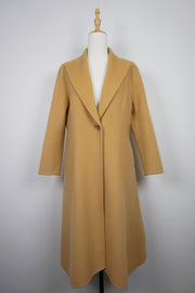WCC-1266 Camel Luxury Style Long Cashmere Coat
