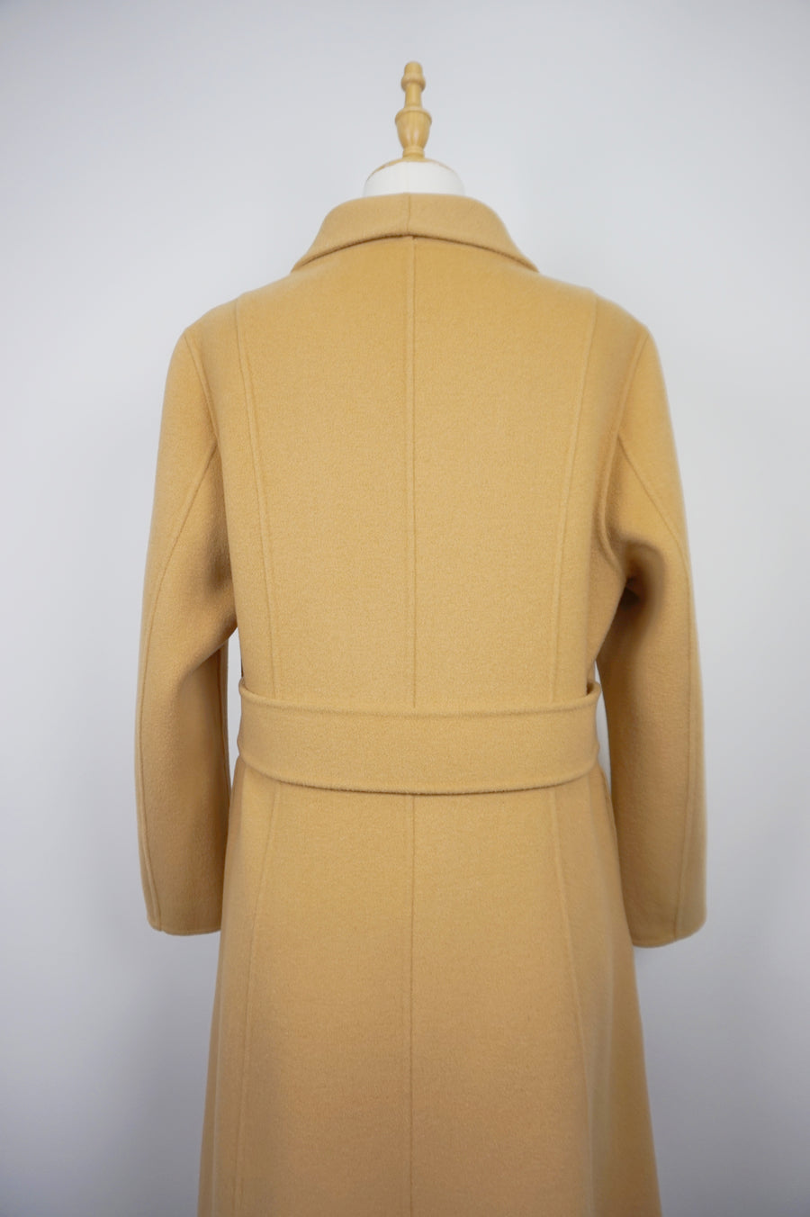 WCC-1266 Camel Luxury Style Long Cashmere Coat