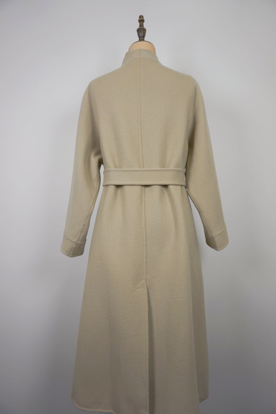 WWC-930KE2 Oat Beige Luxury Style Pure Wool Coat