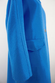 WWC-1068 Indigo Luxury Style 100% Wool Coat