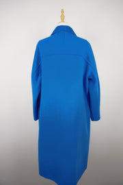 WWC-1068 Indigo Luxury Style 100% Wool Coat