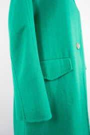 WWC-1068-1 Emerald Green Luxury Style 100% Wool Coat