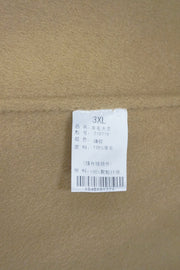 WWC-16998 Olive Stitching Luxury Style Pure Wool Coat